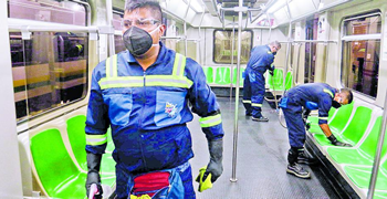 ‘Hay poca probabilidad de adquirir covid-19 al viajar en el metro'