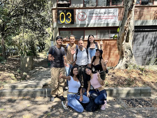 Group of students in a park